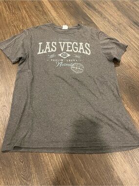 Men's Gray 'Las Vegas' Graphic T-Shirt